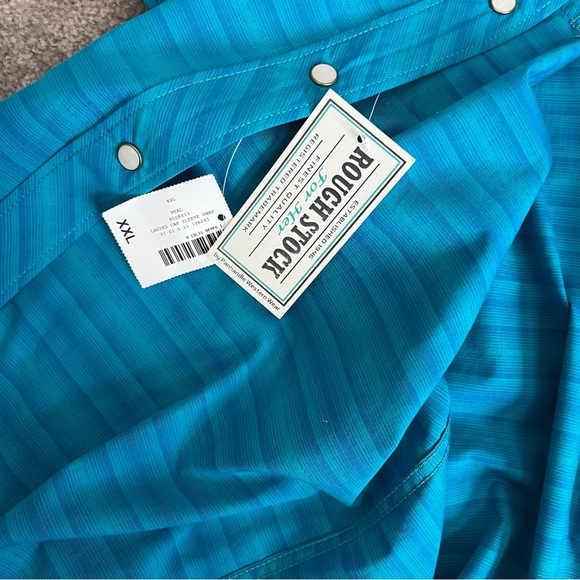 NWT Panhandle Rough Stock Cap Sleeve Snap Shirt Size XXL - Picture 8 of 9